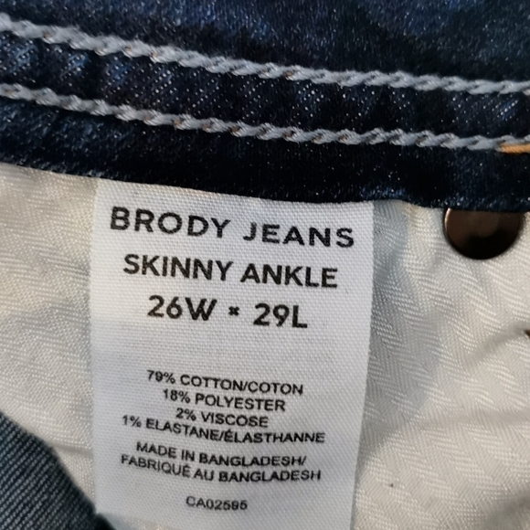 Brody Jeans Skinny Ankle Distressed Faded 26 - Picture 6 of 6